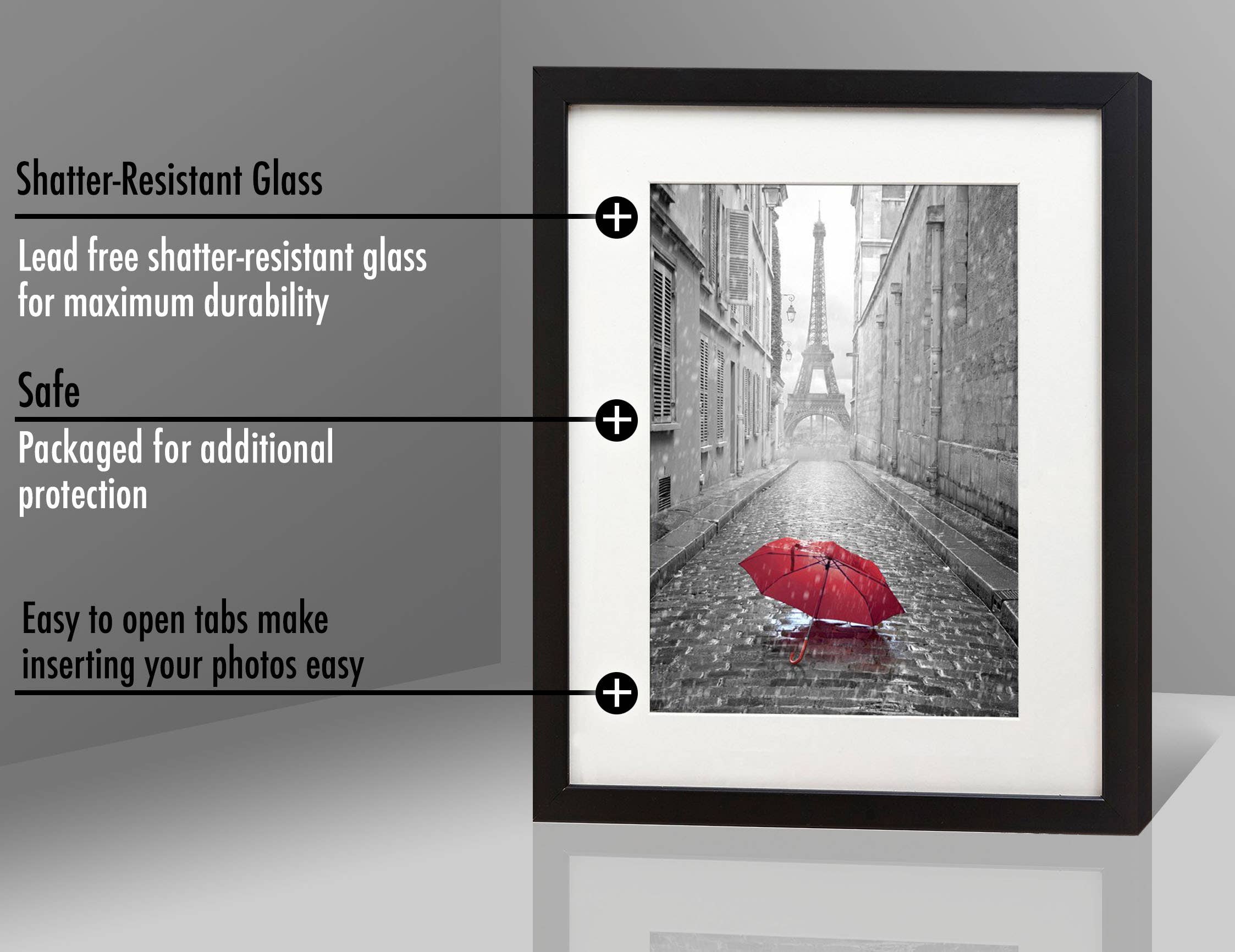 Americanflat - Wholesale Picture Frame - Americanflat Picture Frame with Mat Standard Molding75