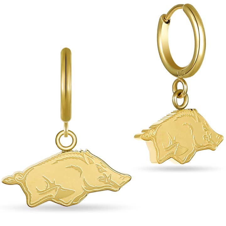 Arkansas Razorbacks Huggie Hoops for wholesale by Stone Armory