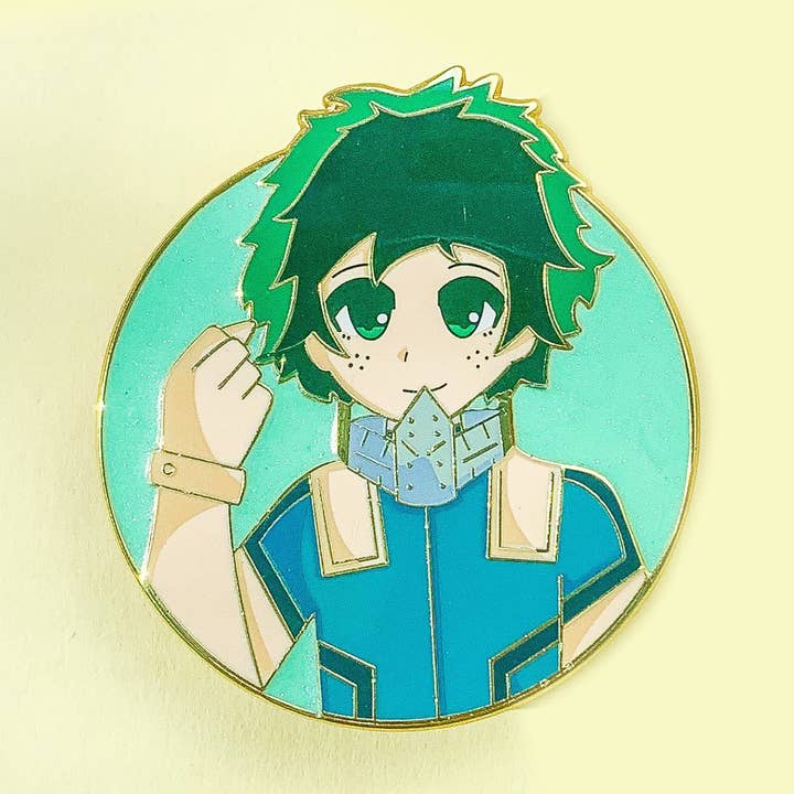 Midoriya Izuku | Deku | My Hero Academia | Enamel Pin Badge for wholesale by Teasuii