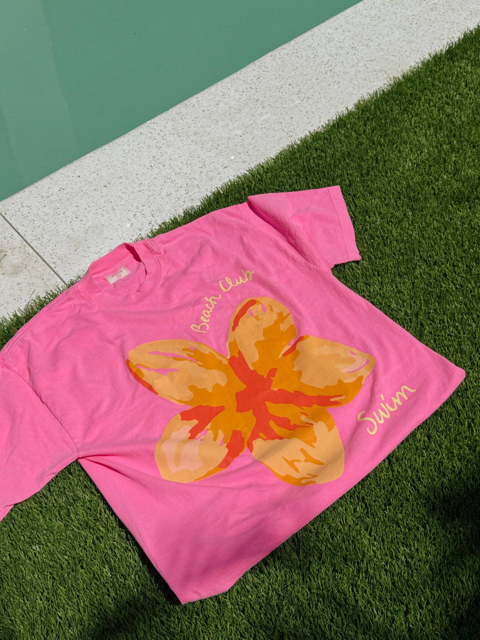 The Beach Club - Wholesale Tunic - Women's - Beach Club Swim Tee3