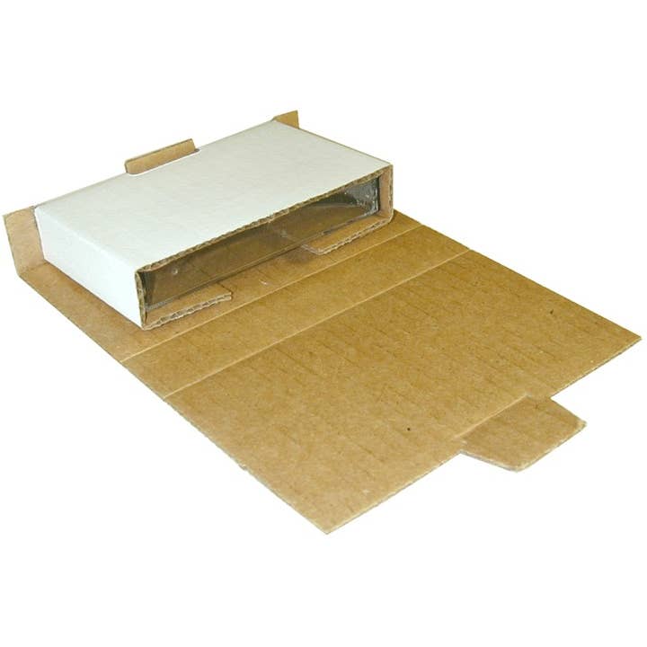 Square Deal Recordings & Supplies - Wholesale Gift Box - Cardboard Cassette Mailer Box - 5.5" x 3.25" x 1.25"