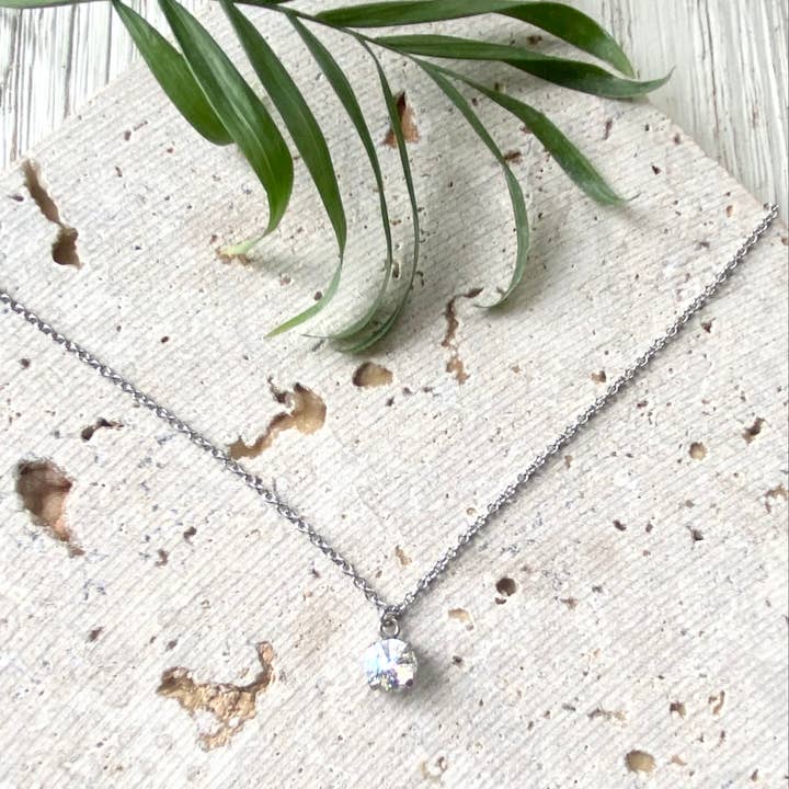 VB&CO Designs Handmade Jewelry - Wholesale Pendant/Charm Necklace - Swarovski crystal necklace, dainty Jewelry , wedding, salon
