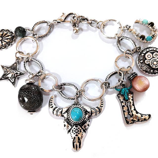 Greater Goods Imports & Wholesale - Wholesale Charm/Dangle Bracelet - B0289 QB9293 Charms Chain Bracelets1