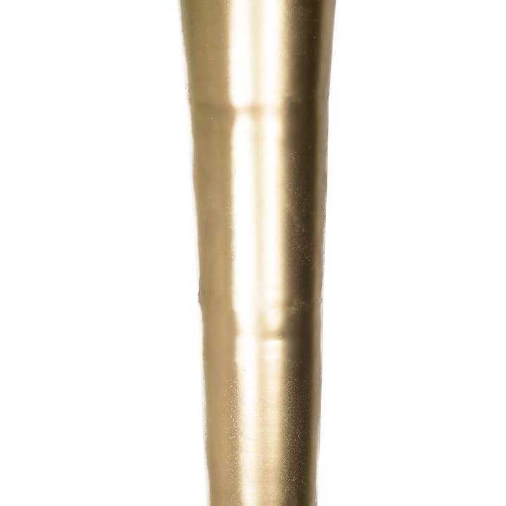 Gouden aluminium vaas (53 „x13") voor wholesale door S.N.K. Home Decor