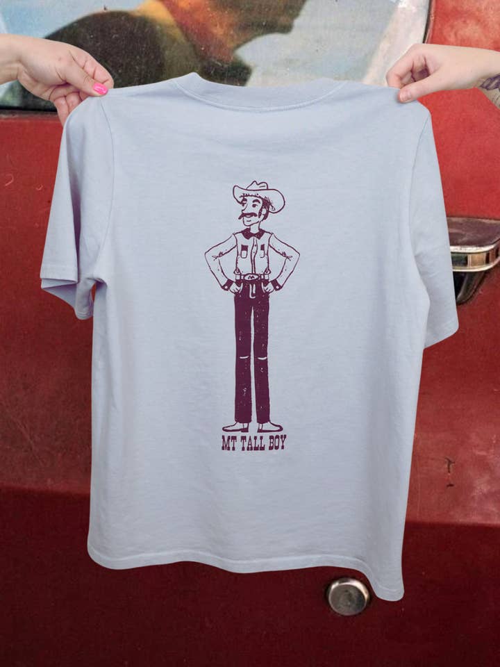 Montana Tall Boy Zwaar T-shirt voor wholesale door Intrigue Ink