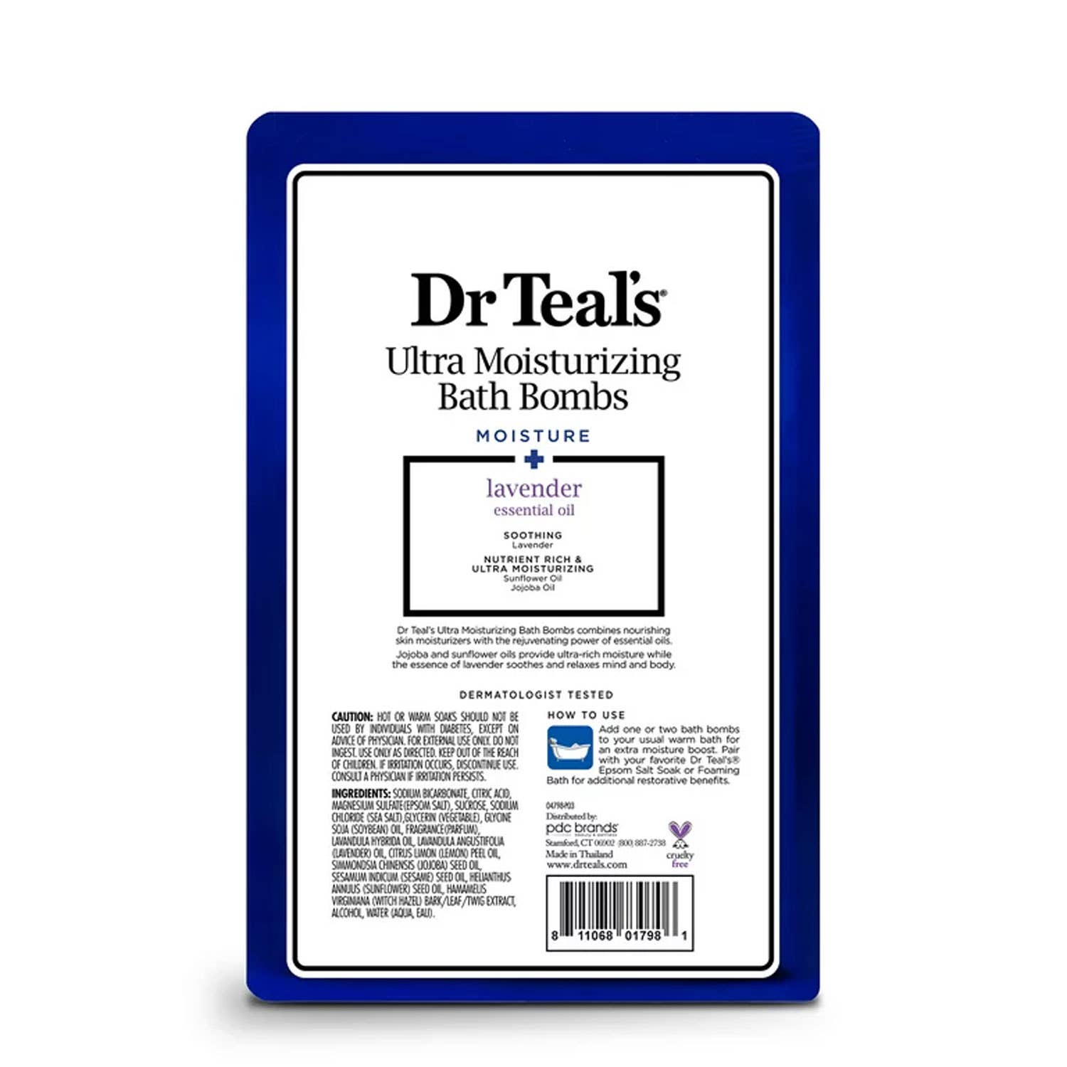 KT Supply - Wholesale Bath Salts - Dr Teals Ultra Moisturizing Bath Bomb Soothing Lavender 5/PK1
