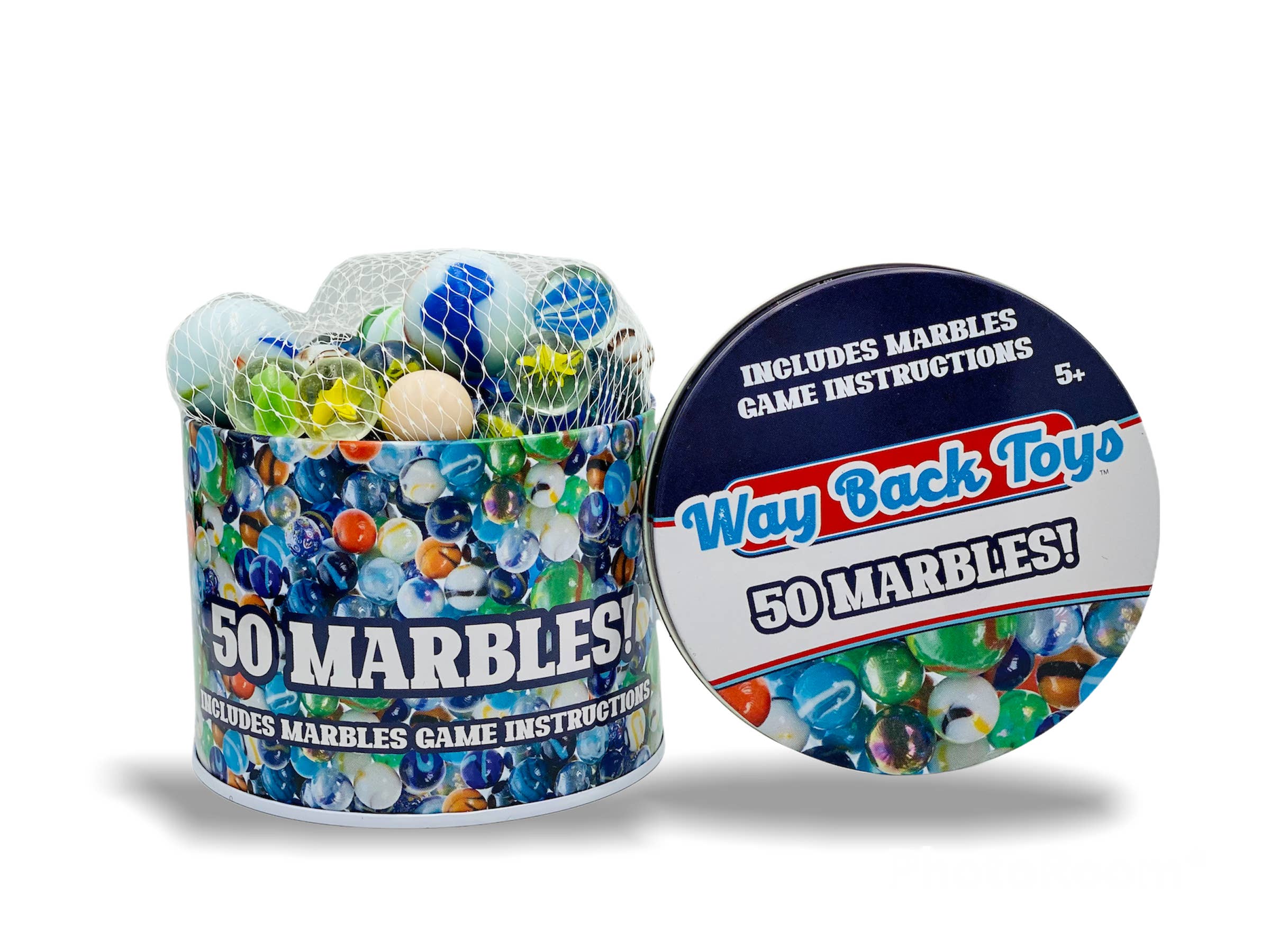 Continuum Games - Wholesale Classic toy – Kids - Marbles Tin Box - Way Back Toys