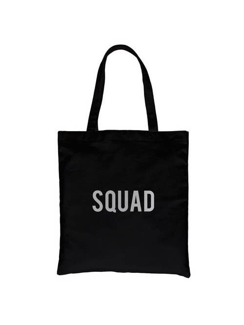 Squad Silver Vinyl Canvas Bag for wholesale by 365 In Love