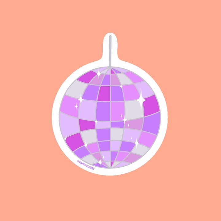 Sticker Boule Disco pour la vente par Maisie James Co