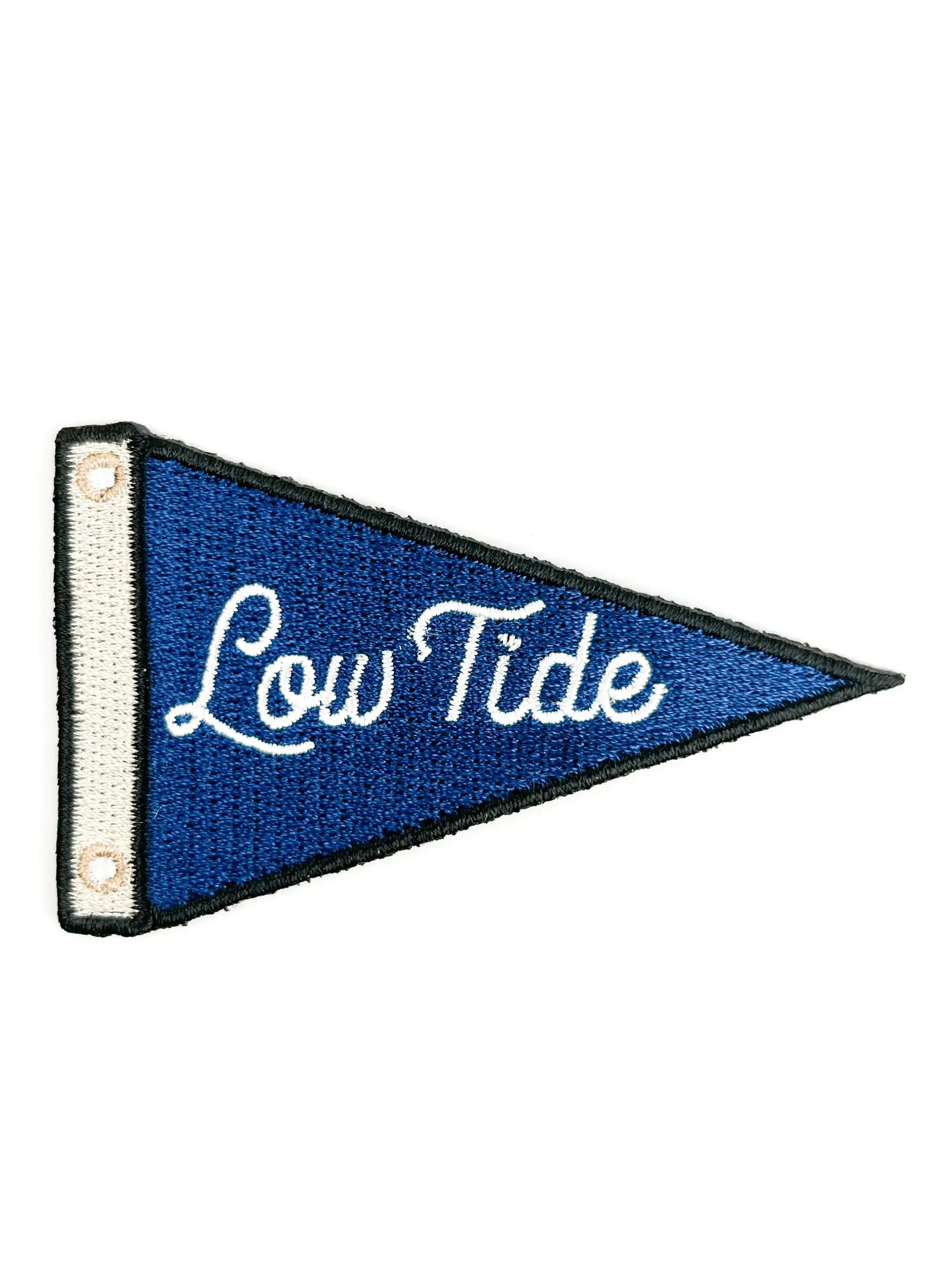 Field Trip Threads - Vente Écusson - Écusson Brodé à Coudre ou à Repasser Drapeau Nautique de Voile Low Tide Patch1