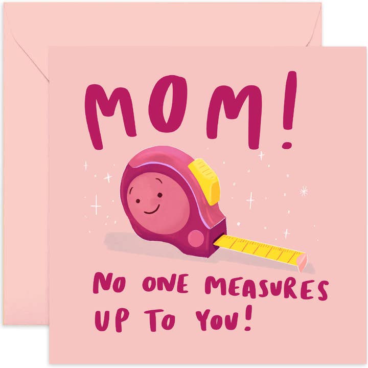 Carte Mom Measures Up - Carte de fête des mères - Carte pour maman pour la vente par Old English Company