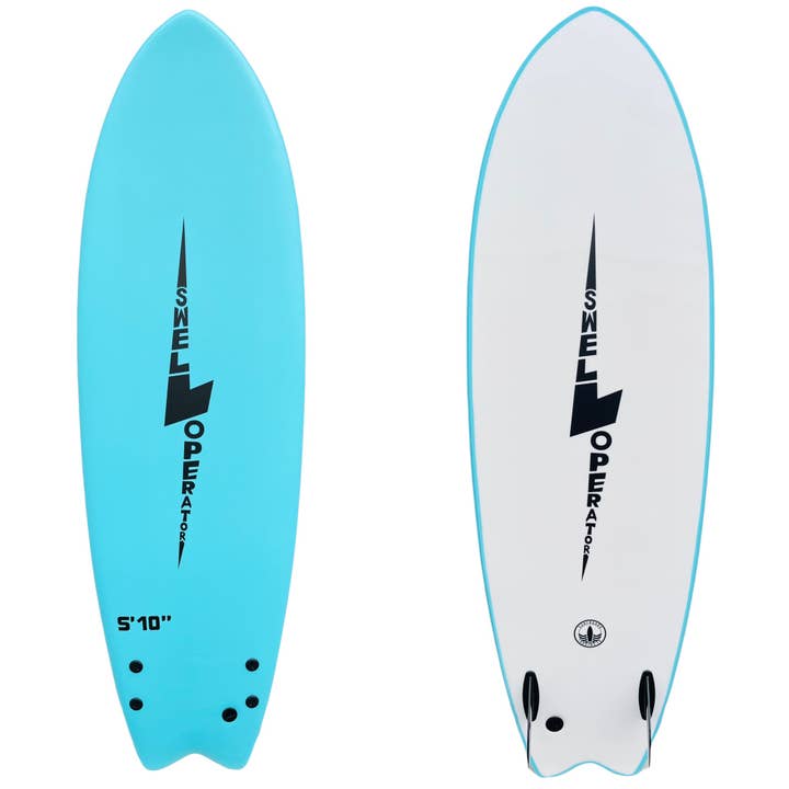 5'10" Swell Operator Foam Surfboard - Two Color Options for wholesale by Surfboard Trading Co.