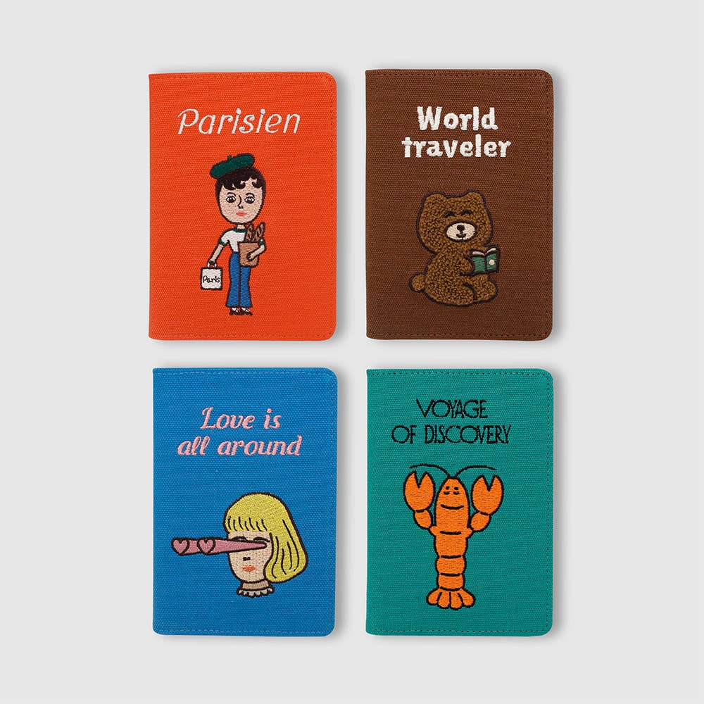 K-Wonderland - Vendita all'ingrosso Custodia per passaporto - Donna - [1537] Cover per passaporto Protect Travel Wallet - Ricamo di lusso9