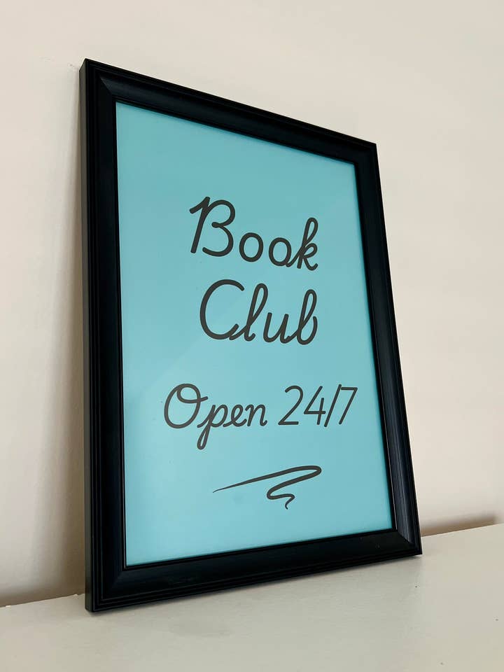 Book Club A4 Print for wholesale by Brain2Brush