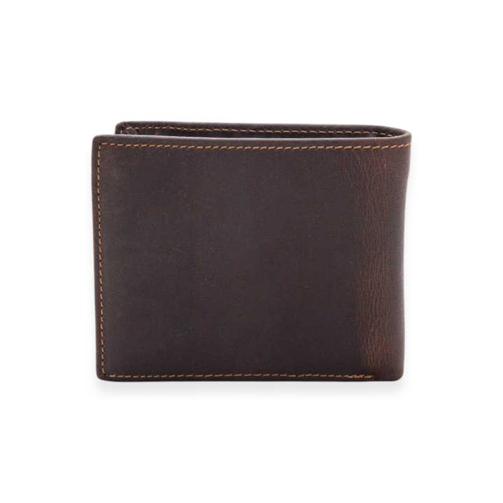 Brown Horse Embossed Genuine Leather Wallet for wholesale on Faire1