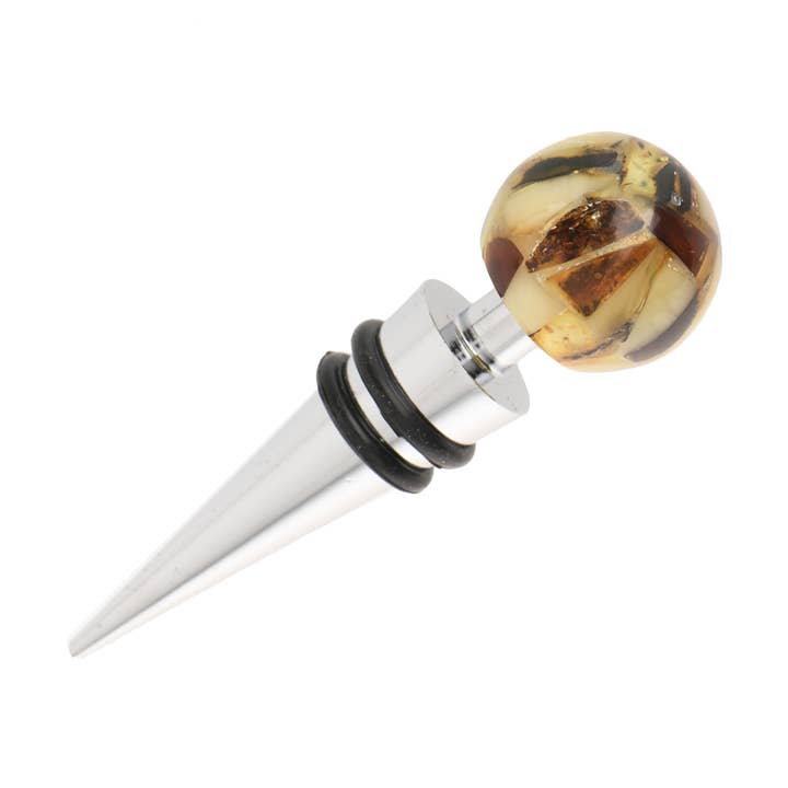 Natural Baltic Amber Wine Cork for wholesale by The Natural Amber