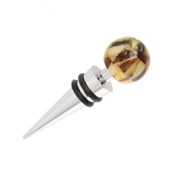 Natural Baltic Amber Wine Cork for wholesale by The Natural Amber