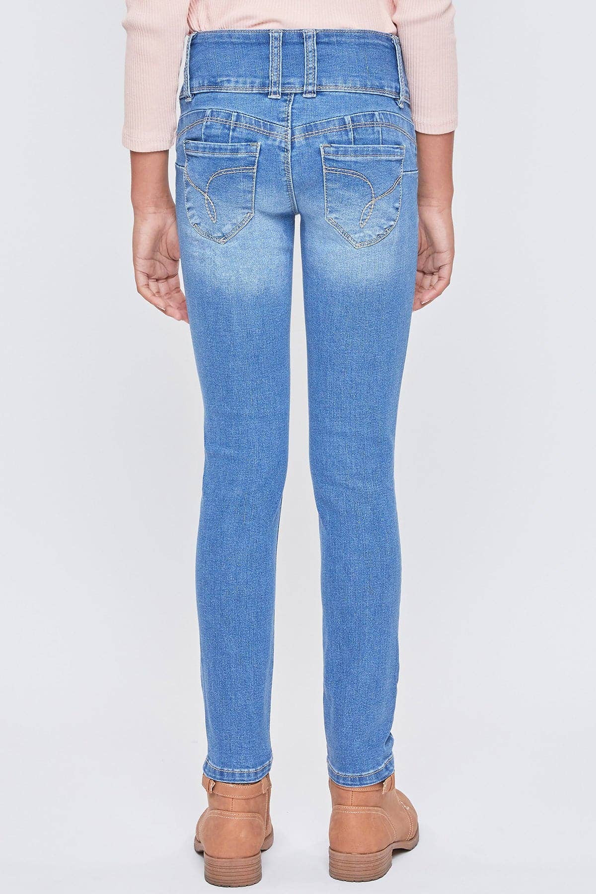 YMI - Venta al por mayor Vaqueros - Niños - Girls WannaBettaFit 3-Button Clean Hem Skinny -GP2377539