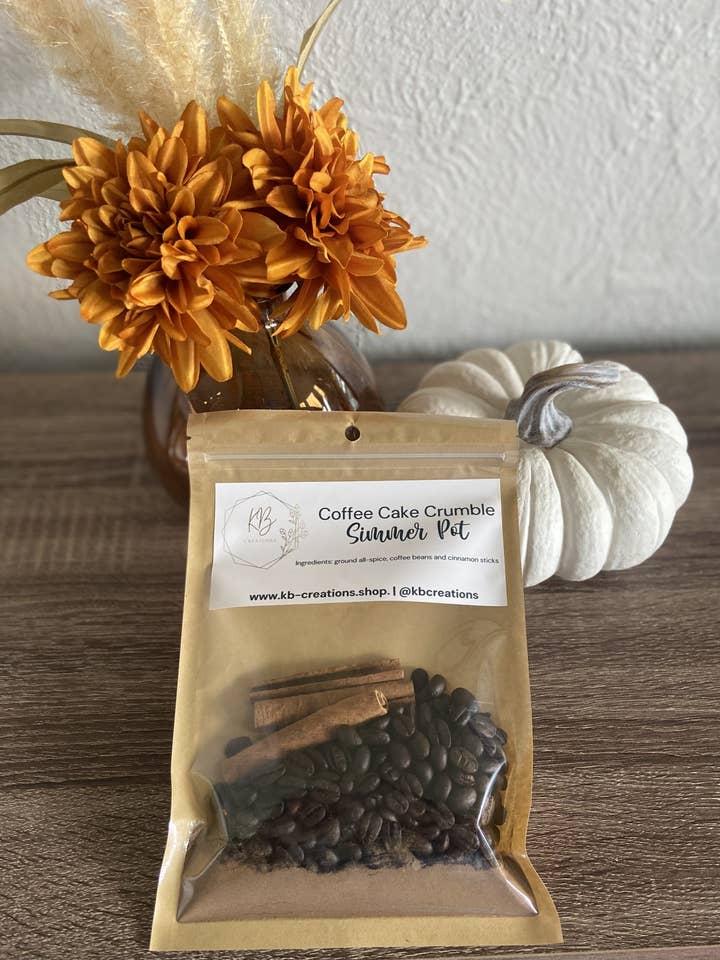 Coffee Cake Crumble Simmer Pot for wholesale by The Driftless Wilde