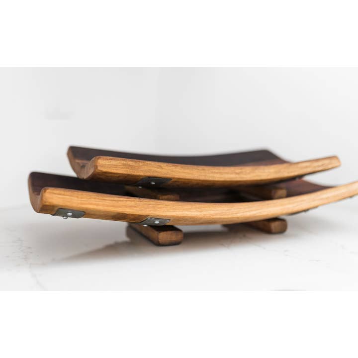 Reclaimed Wine Barrel Serving Tray – Bello for wholesale by Sono Inspired