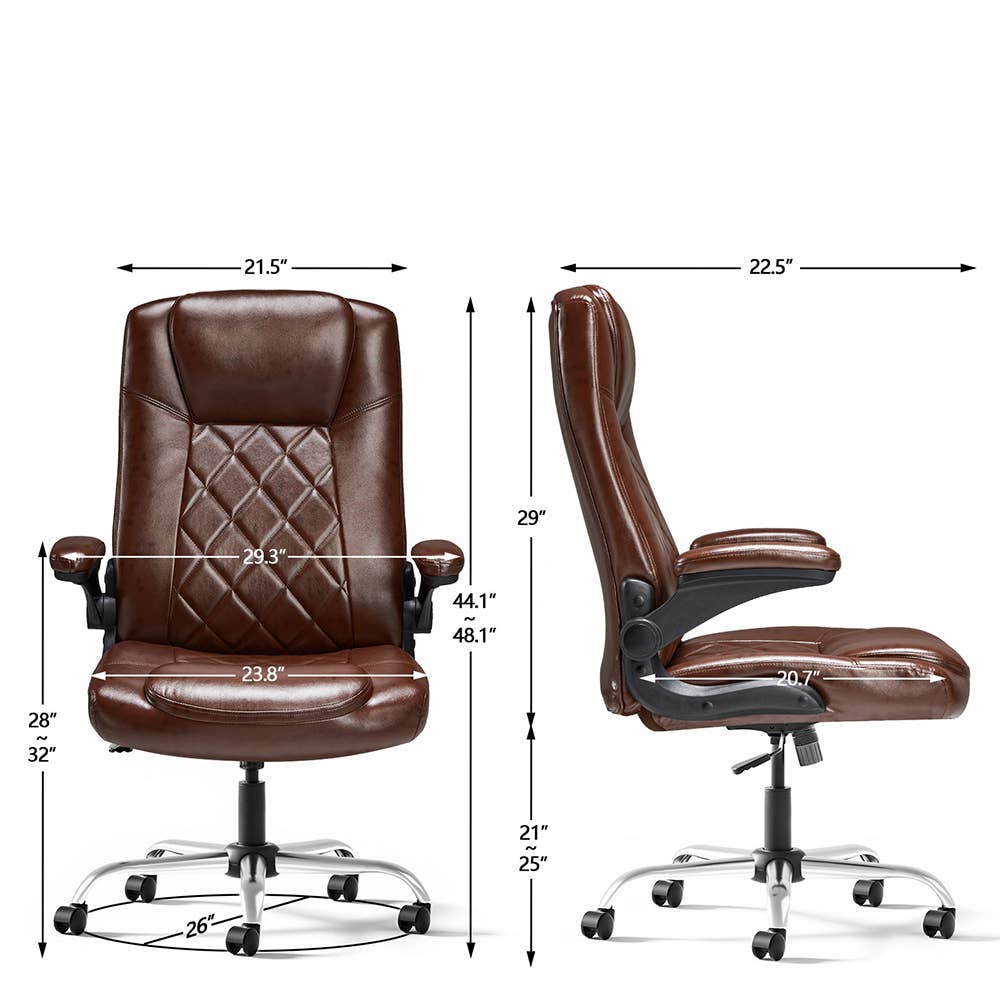 VIVZONE - Wholesale Chair - Ergonomic Executive Chair With Flip-up Armrests3