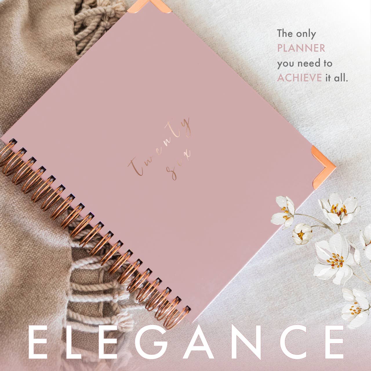 Perfect Planner Company - Wholesale Planner - 2026 Luxury Business Planner - Dusky Pink1