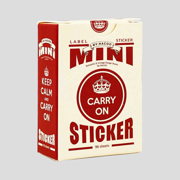 K_Wonderland - Wholesale Sticker - Unique & Vintage Mini Sticker Pack- Carry on