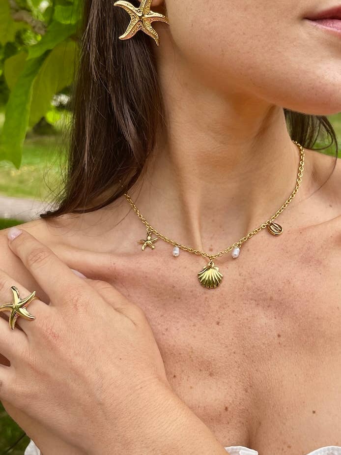 Halsband i rostfritt stål 224RX69 för wholesale av BYREN | ÉLINE L'ATELIER