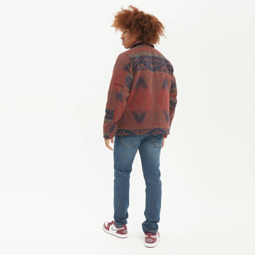 Hydroponic - Wholesale Jacket - Men's - Timber 01-Navy Orange Navajo3