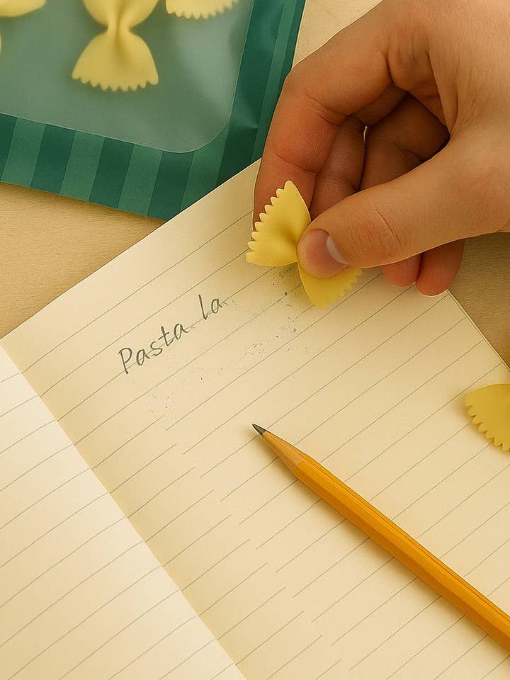 Pasta La Vista Mini Erasers for wholesale by NPW