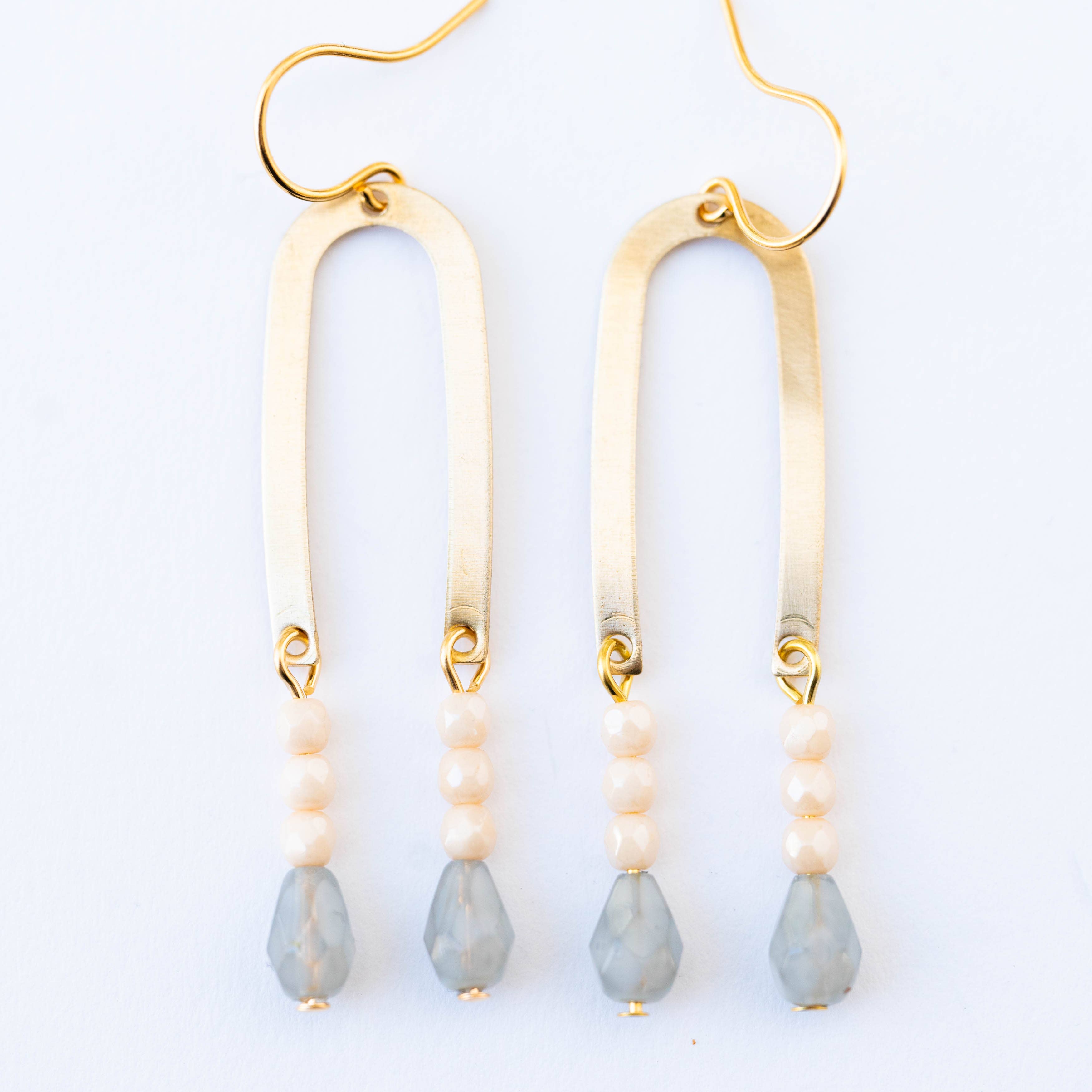 Nest Pretty Things - Wholesale Dangle Earrings - Long Arch Beaded Earrings7