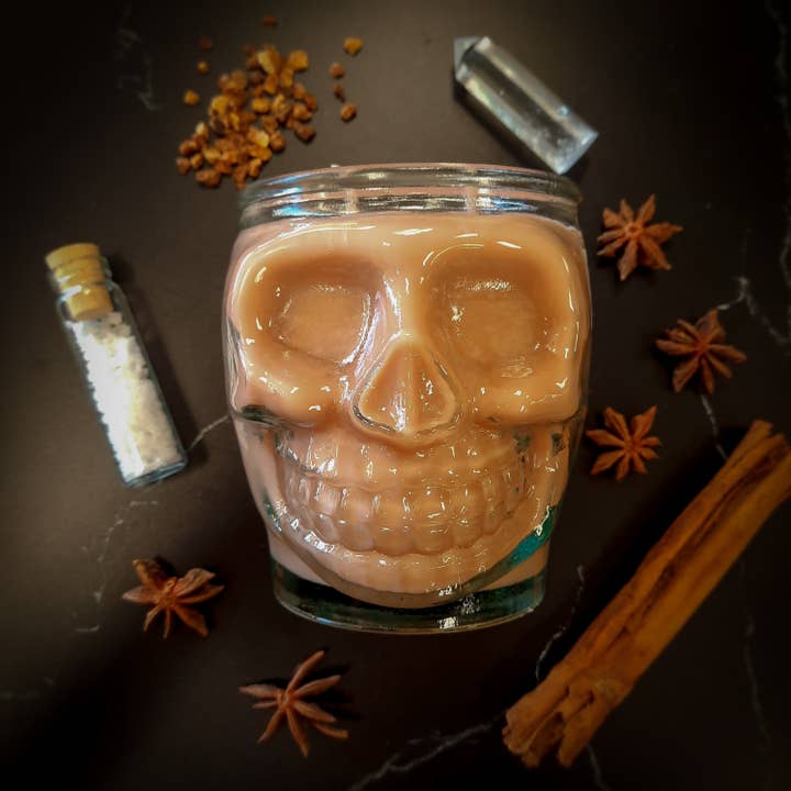 Vela vegana de cera de soja Masala Chai para venta al por mayor de Allison's Goods