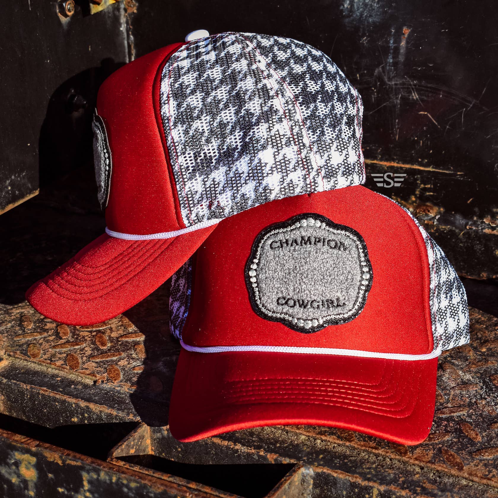 Flying S Company - Wholesale Trucker Hat - Women's - Champion Cowgirl Printed Mesh Trucker Cap4