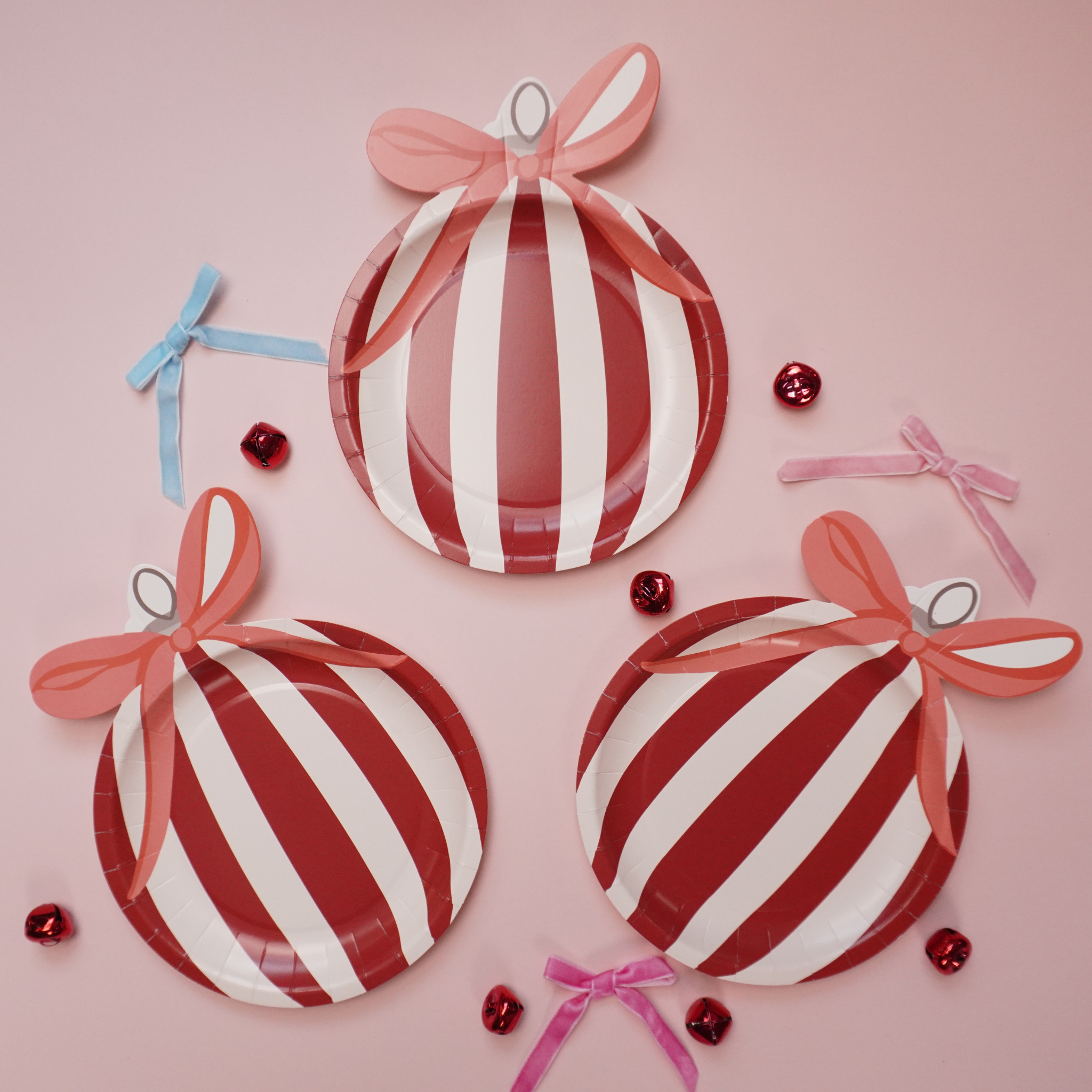 Festive Fun Co. - Vente Assiette jetable - Assiette en forme d'ornement4