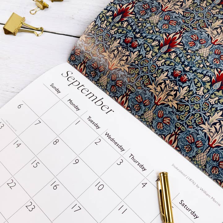 Robert Frederick Ltd – Engroshandel Kalender – William Morris 2026 Vægkalender4