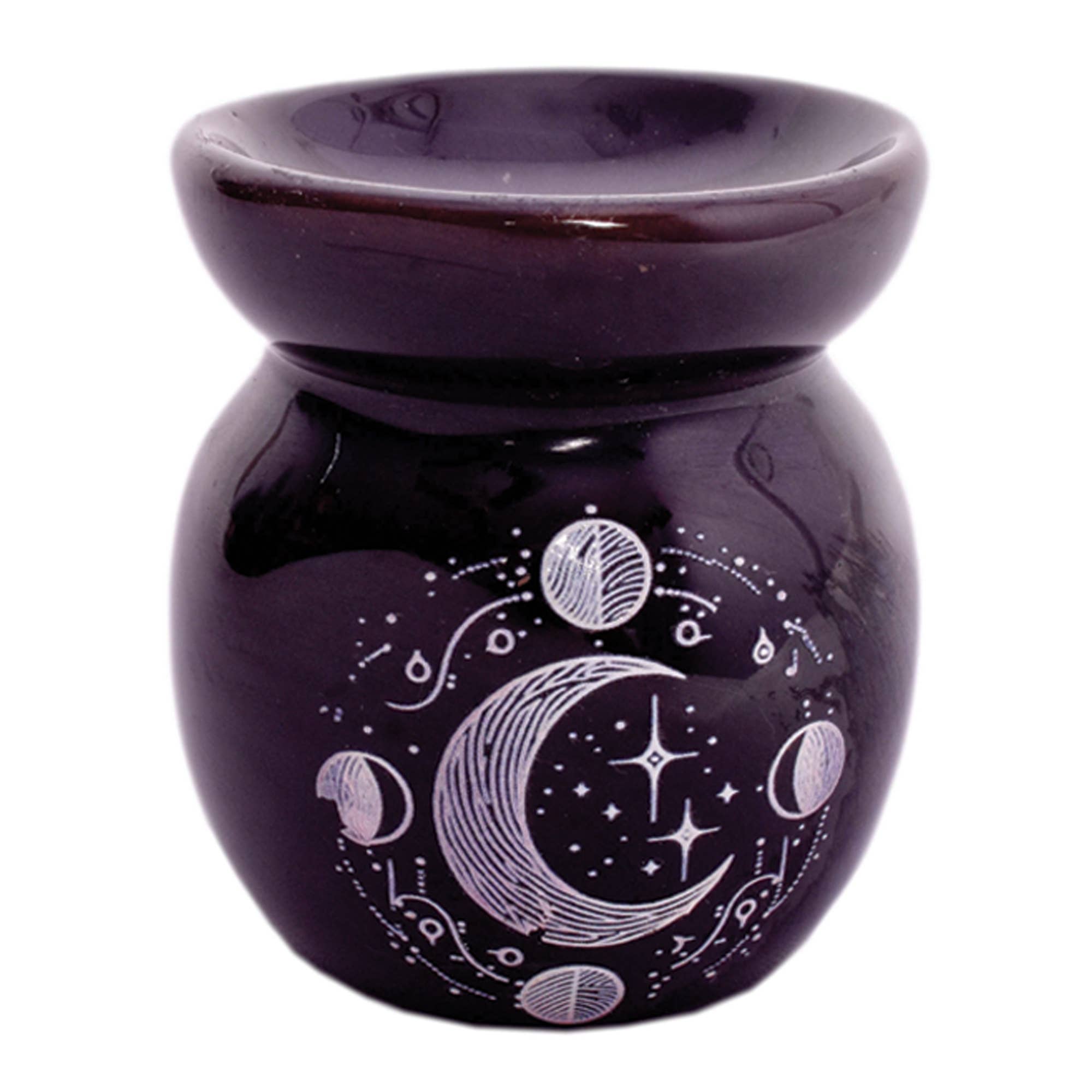 Designs by Deekay Inc. - Wholesale Oil Warmer - Lunar Journey Ceramic Oil Burner 3"0