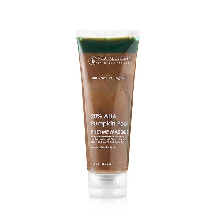 RD Alchemy Natural Products – wholesale Skincare face mask – 20% AHA Exfoliating Pumpkin Enzyme Peel Mask