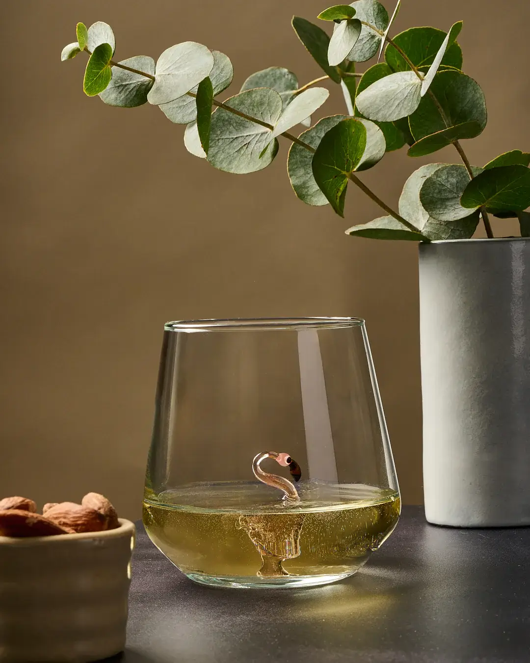 Glamuran Berlin - Vente Verre/tasse - Verre à boisson avec flamant rose à l’intérieur, verres avec animaux1