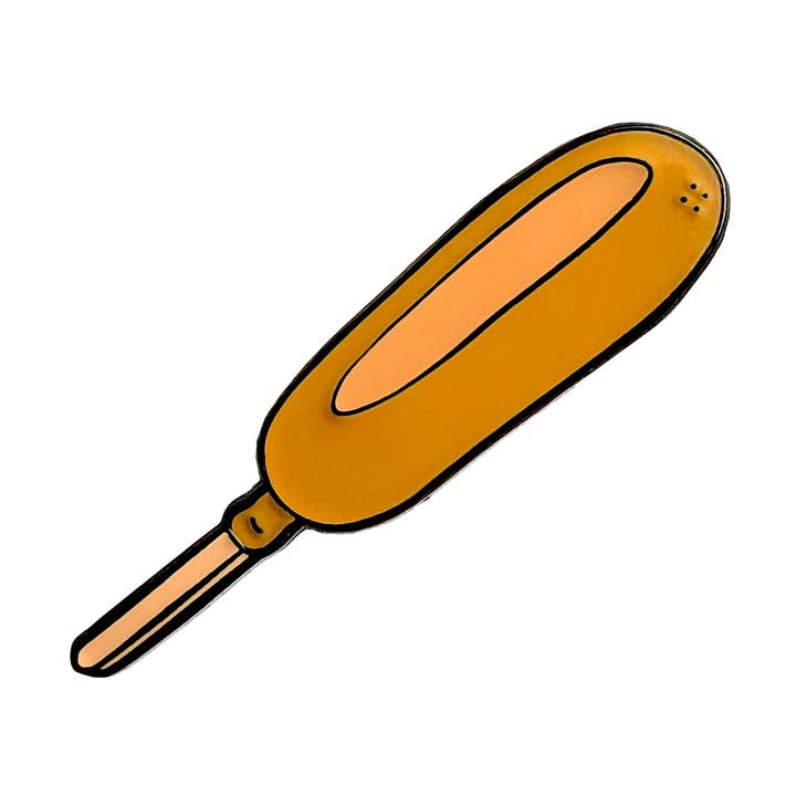 Corn hundemad emalje pin for engroshandel hos Kolorspun Pins