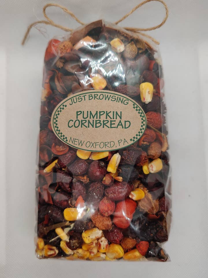 Scented Potpourri with Rosehips - Pumpkin Cornbread - Bulk for wholesale by Just Browsing, LLC