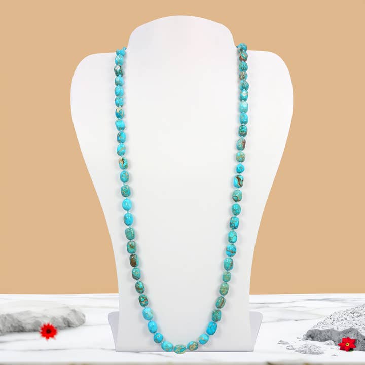 IST Jewelry - Wholesale Beaded/Pearl Necklace - 24F77 - Ocean Earth Infinity Imperial Jasper Necklace1