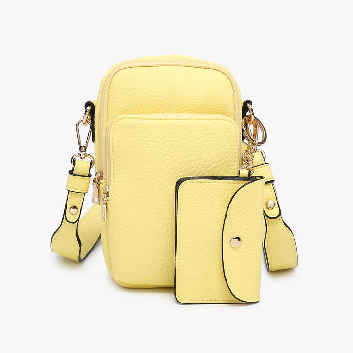 Jen & Co. - Vente Sac à bandoulière – femme - M2080 Sac à bandoulière Parker à 3 compartiments avec pochette9