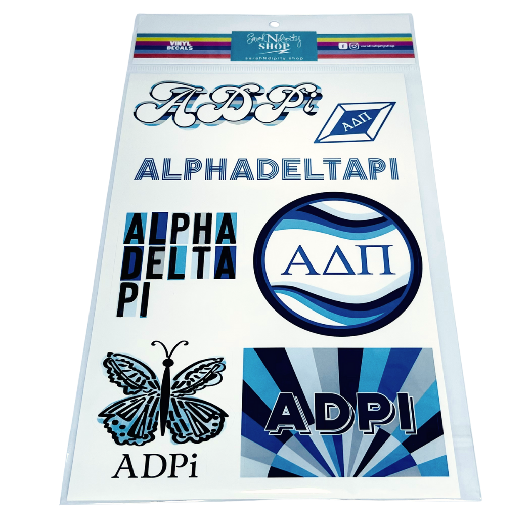 Sarahndipity Shop - Wholesale Sticker - Sorority Vinyl Decal Sheets11