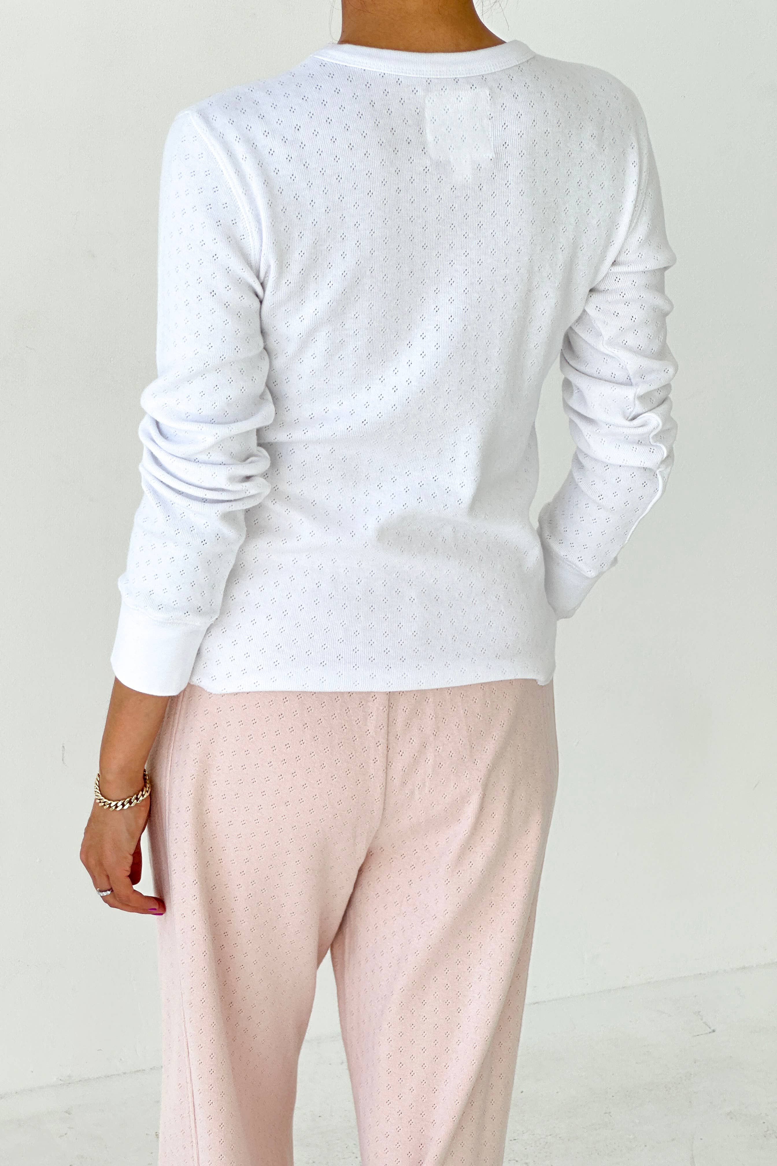 Le Bon Shoppe - Vendita all'ingrosso Maglietta - Donna - Maglietta Fondamentale Pointelle (2S-2M-1L)22