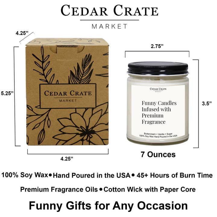 Cedar Crate Market - Wholesale Jar/Filled Candle - Custom White Jar Candles1