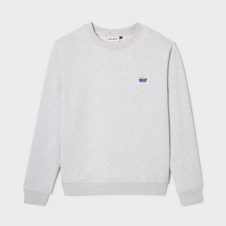 Sweatshirt i 100% økologisk bomuld - Lysegrå for engroshandel hos BILLYBELT