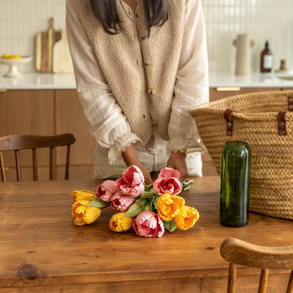 Flowrette - Wholesale Artificial Flowers - Pink paper tulip3