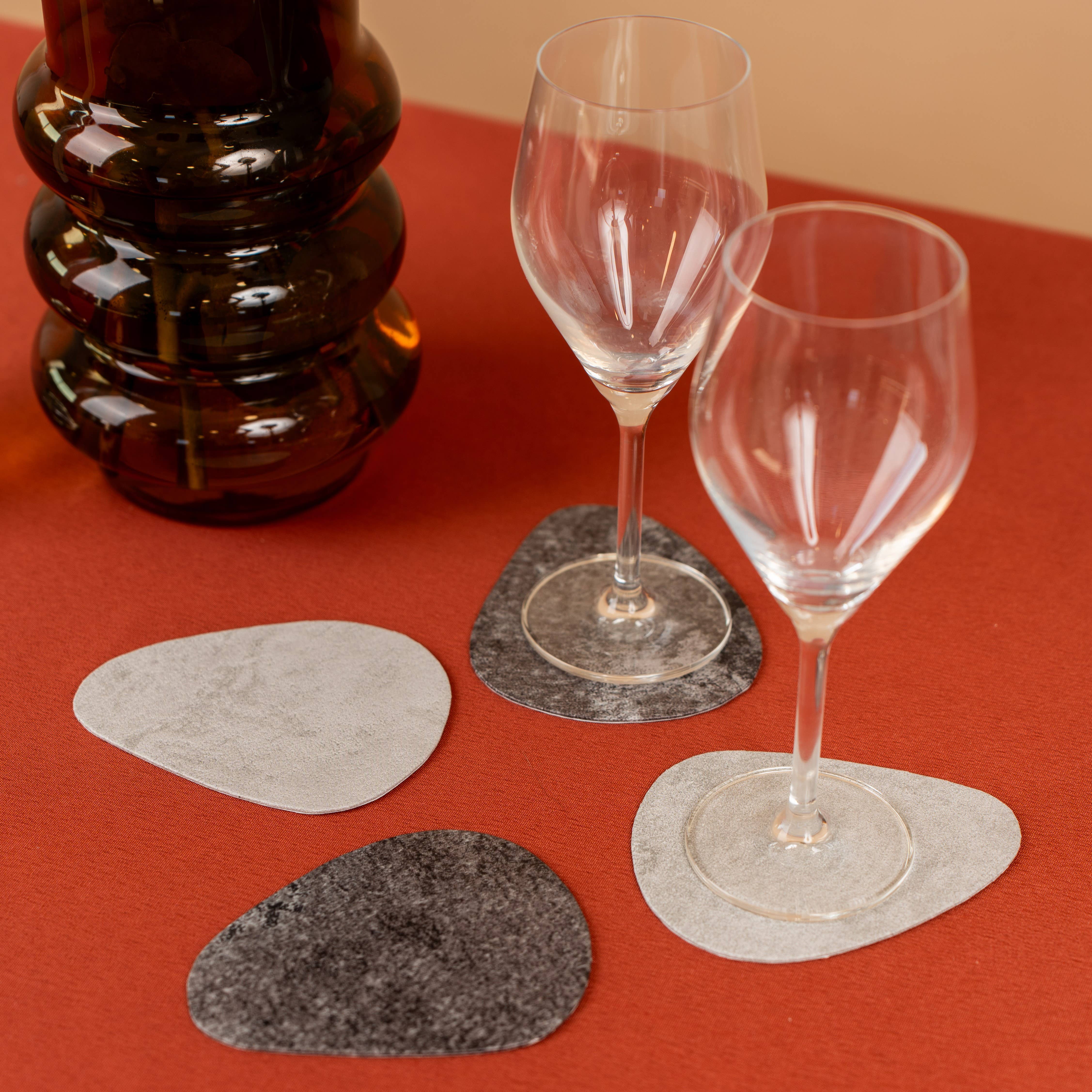 Leewalia – wholesale Underlägg – PEBBLE Underläggsset, 4-pack3