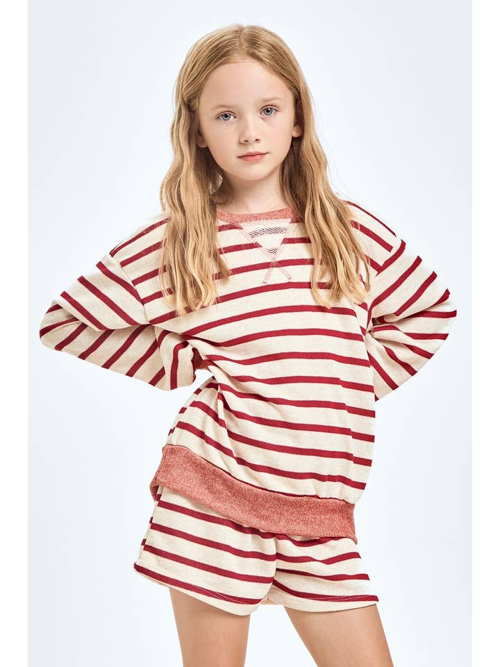 Good Girl - Wholesale Sweatshirt - Kids - Stripe French Terry Sweatshirt17