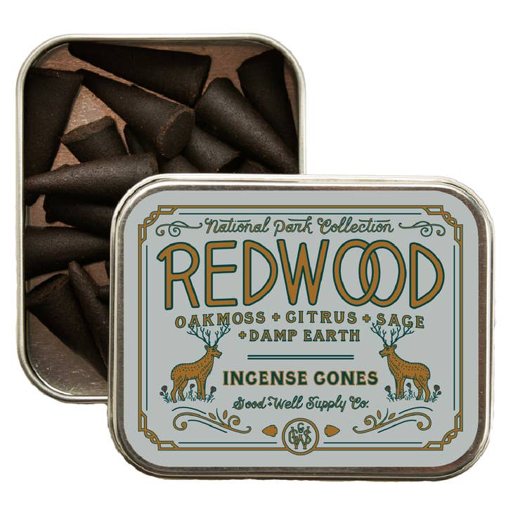 Redwood Incense - National Park Collection for wholesale by Good & Well Supply Co.